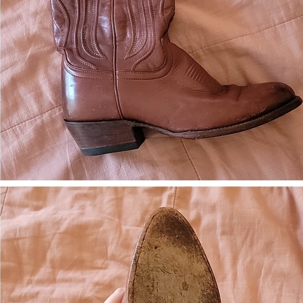 Tecovas Brown Heeled Boots